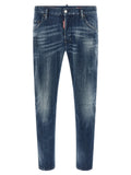 Dsquared² Blue Cotton Relaxed Fit Jeans Dsquared²