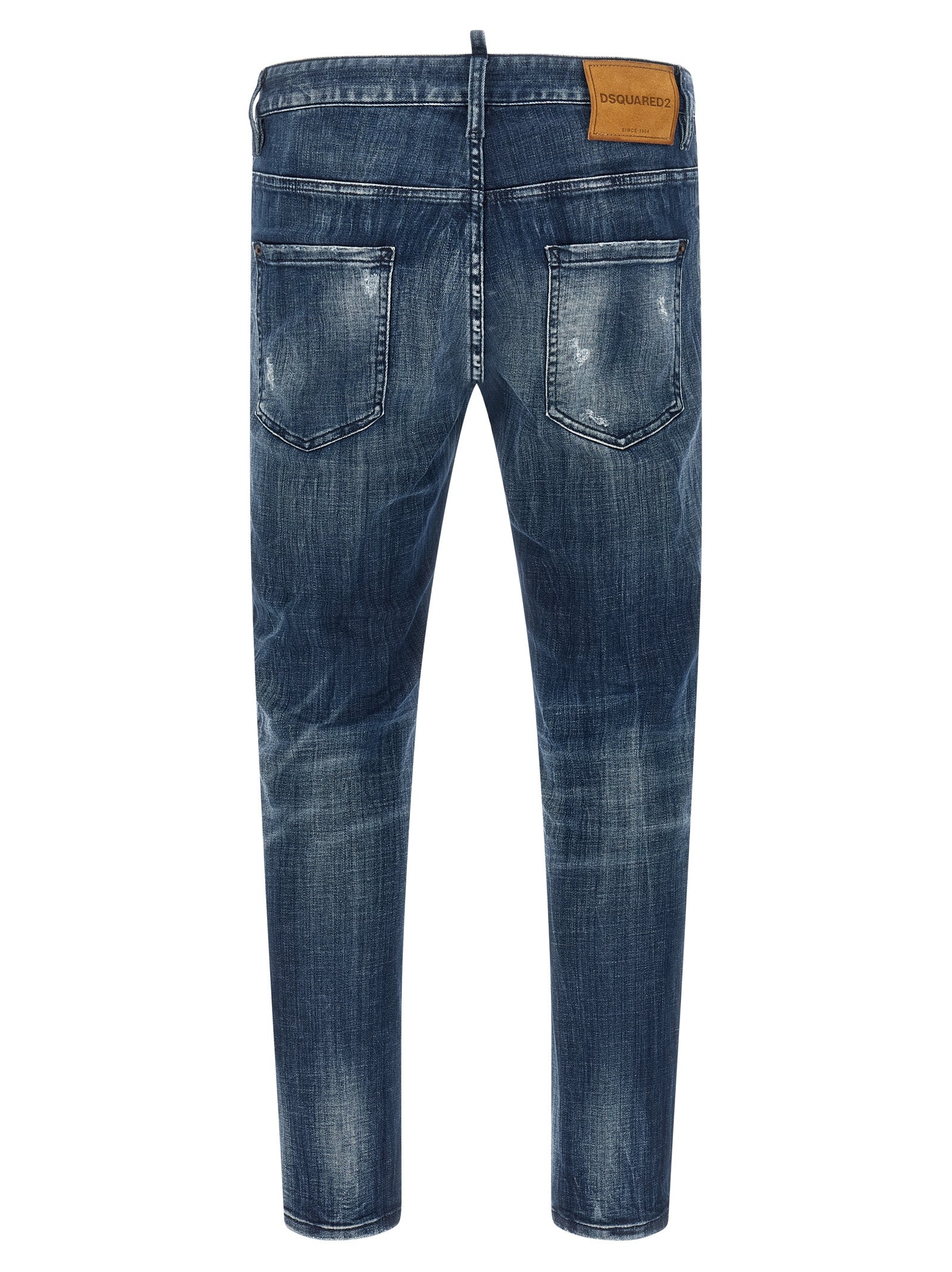 Dsquared² Blue Cotton Relaxed Fit Jeans Dsquared²