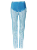 Giuseppe Di Morabito Blue Polyamide Casual Pants