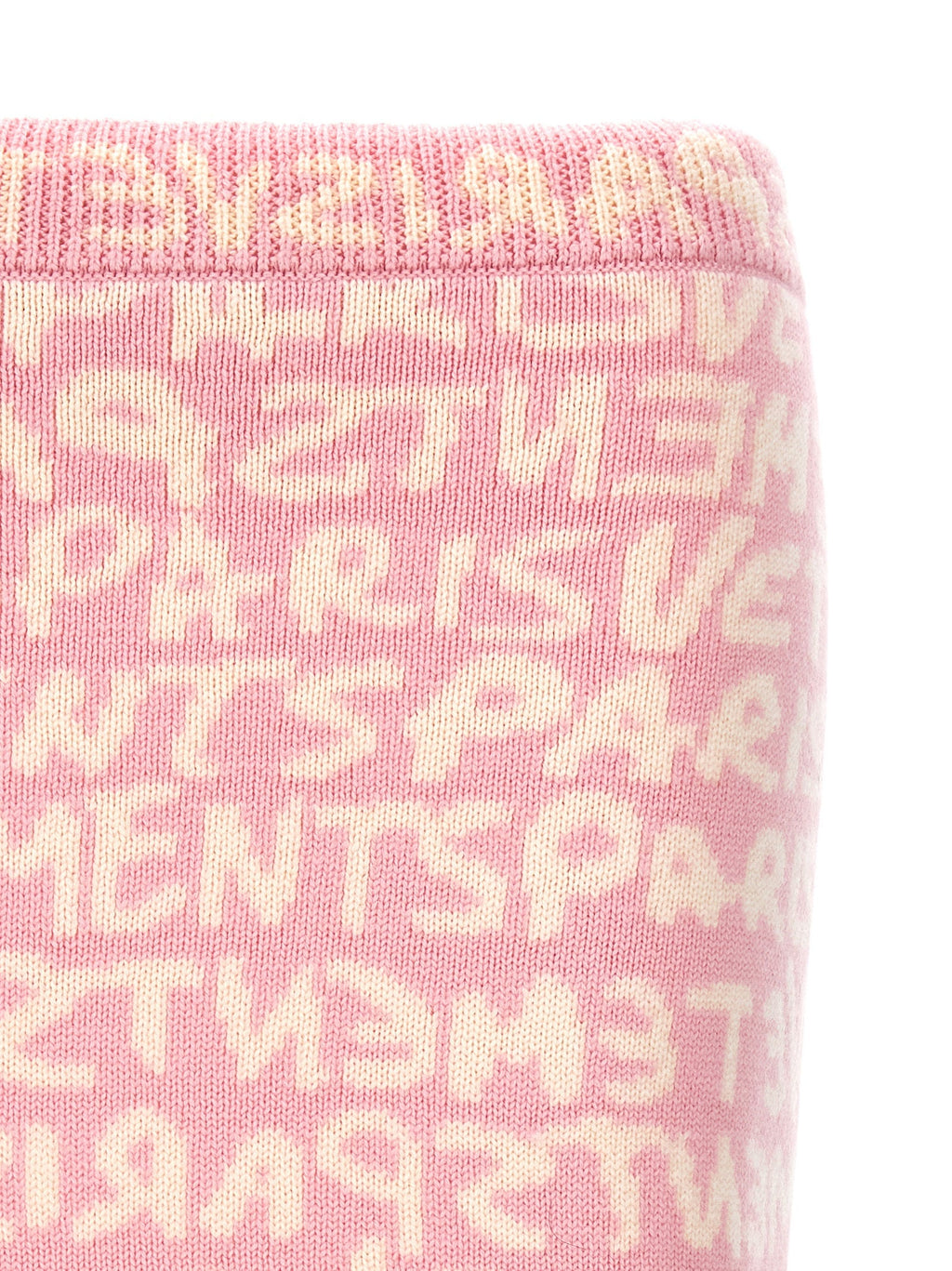 Vetements Multicolor Merino Wool Long Skirt