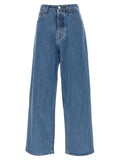 Vetements Blue Cotton Relaxed Fit Jeans