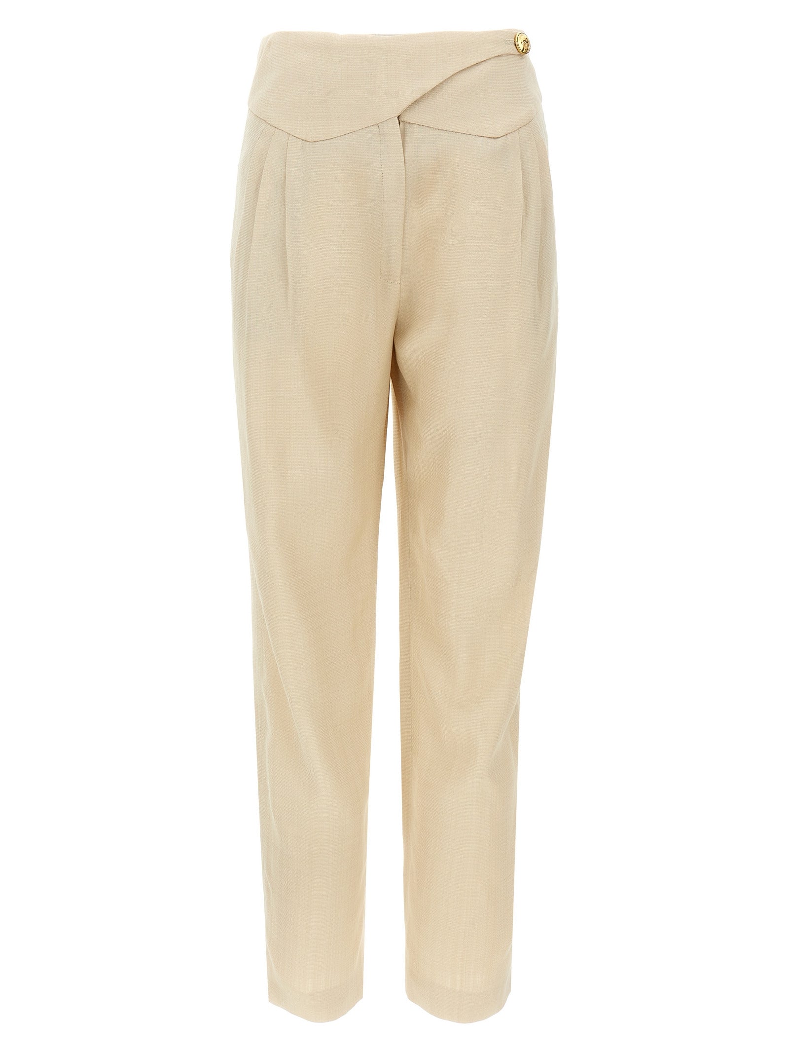 Blazé Milano Beige Viscose Dress Pants