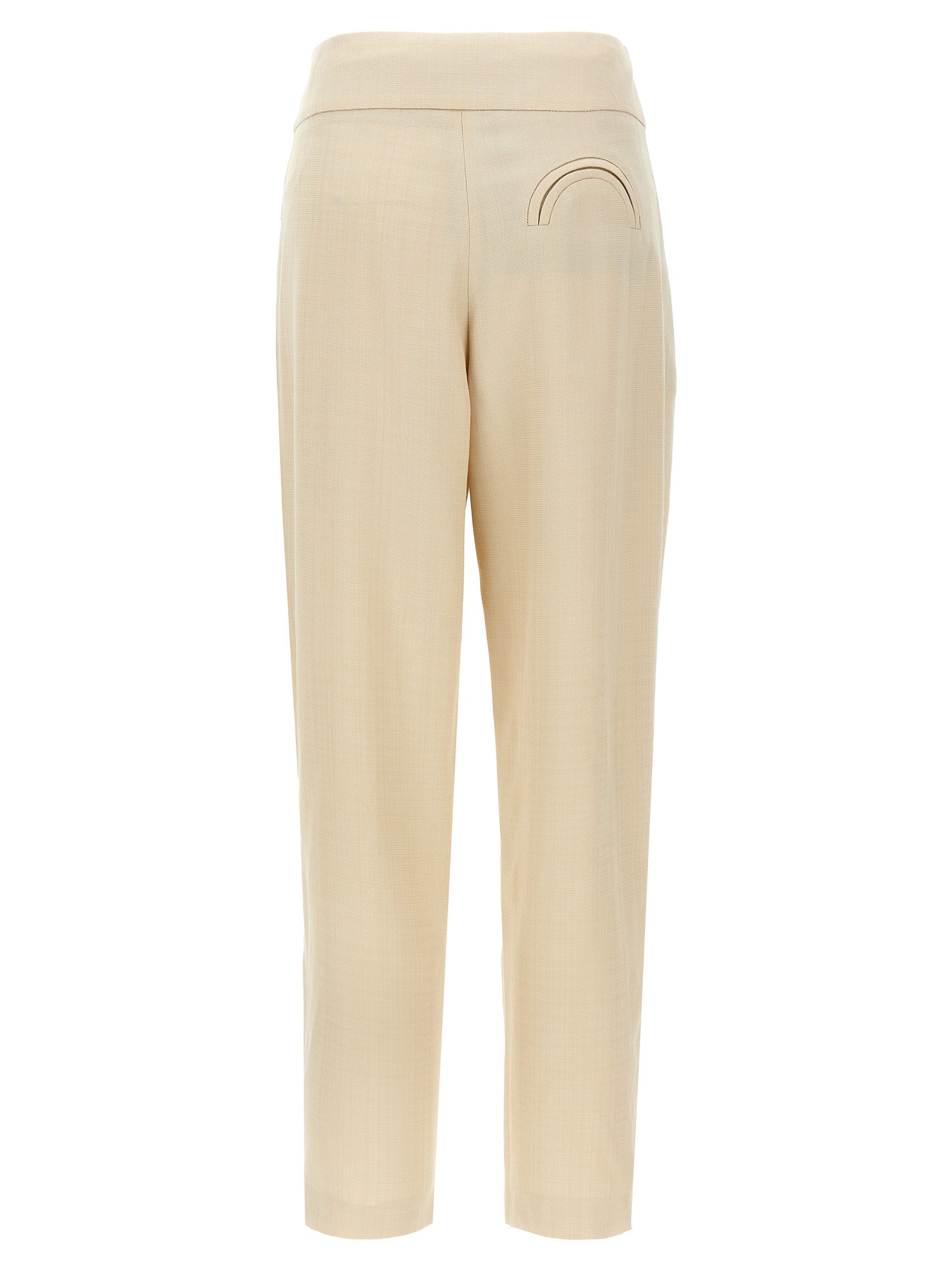 Blazé Milano Beige Viscose Dress Pants