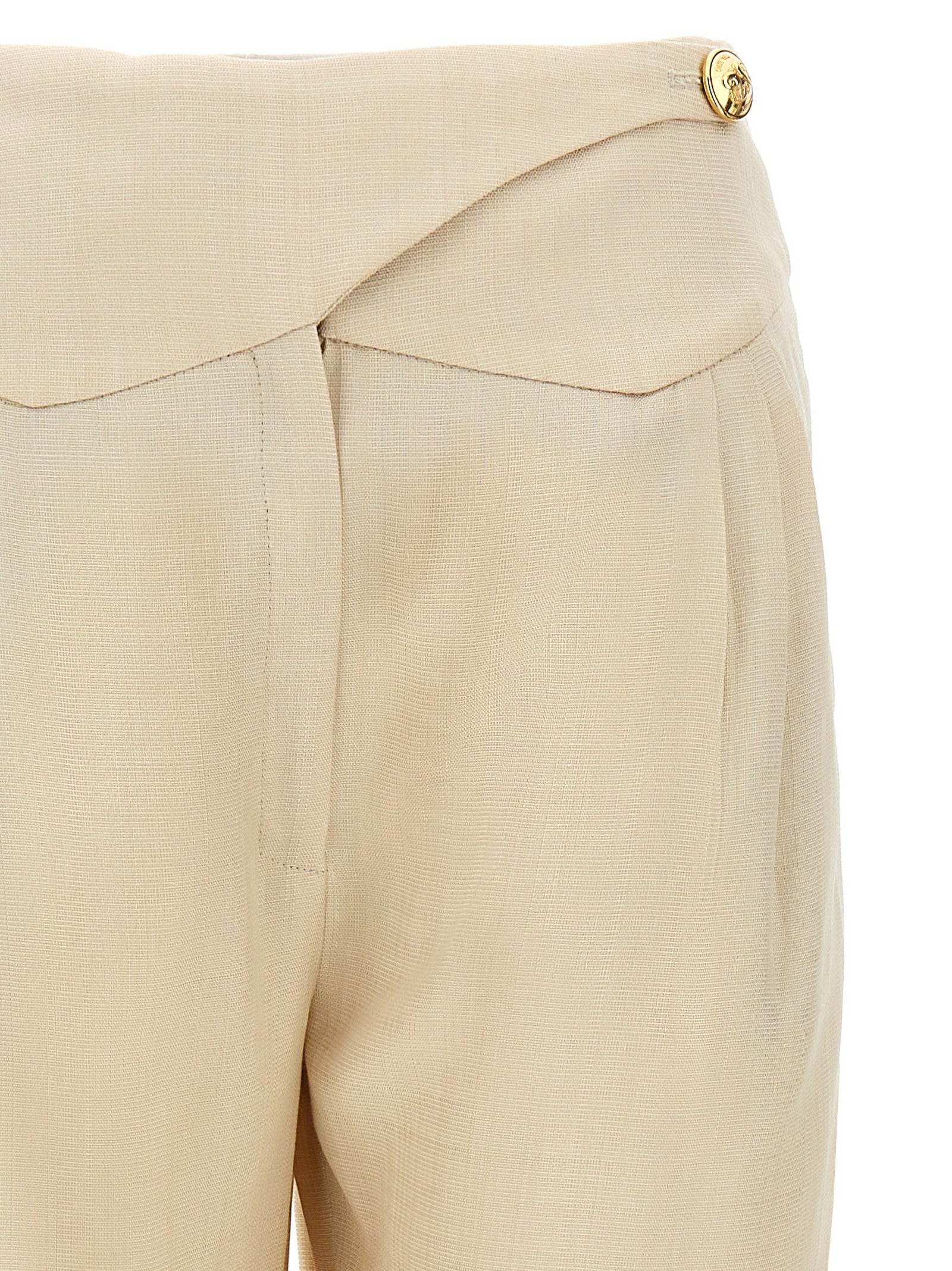 Blazé Milano Beige Viscose Dress Pants