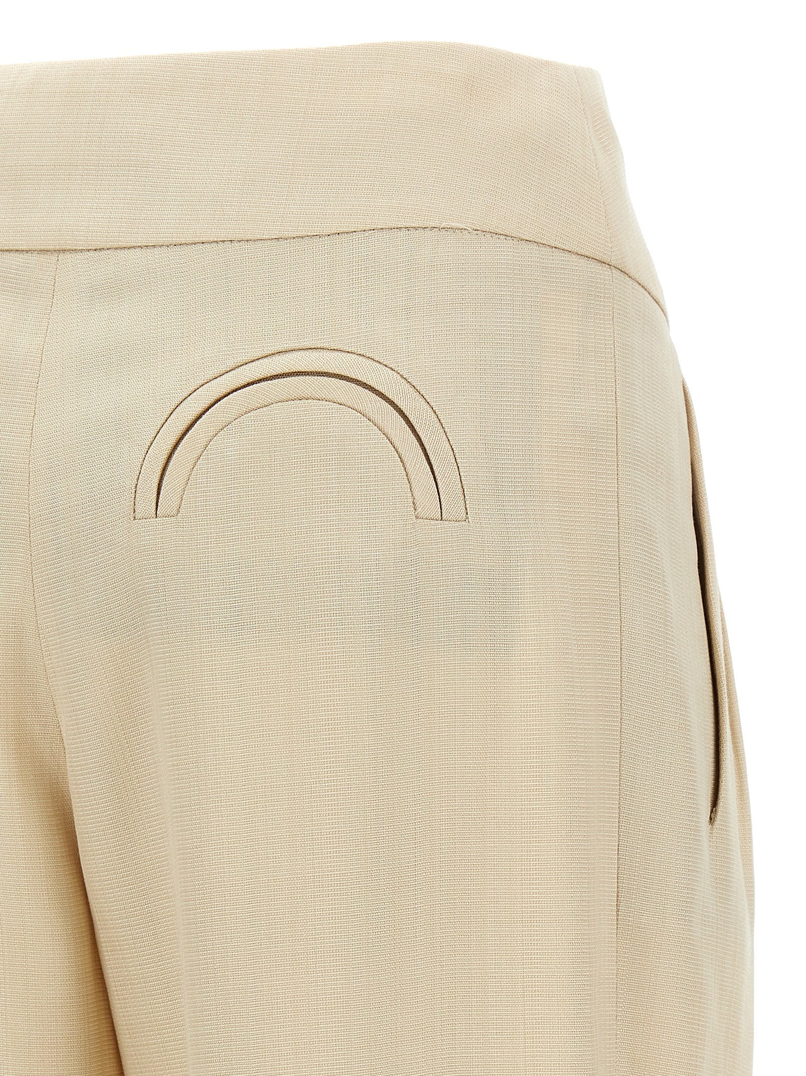 Blazé Milano Beige Viscose Dress Pants