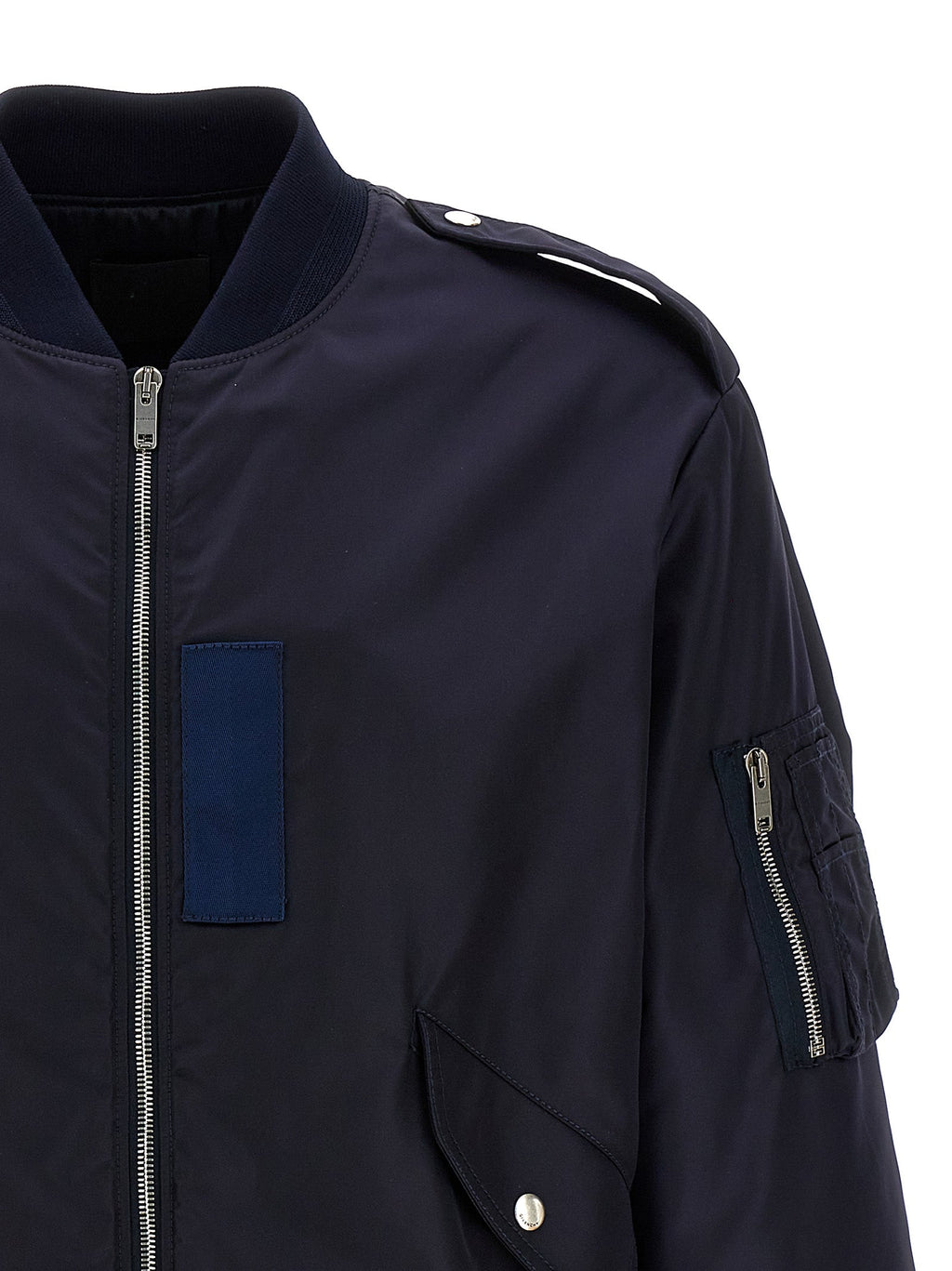 Givenchy Blue Polyamide Bomber