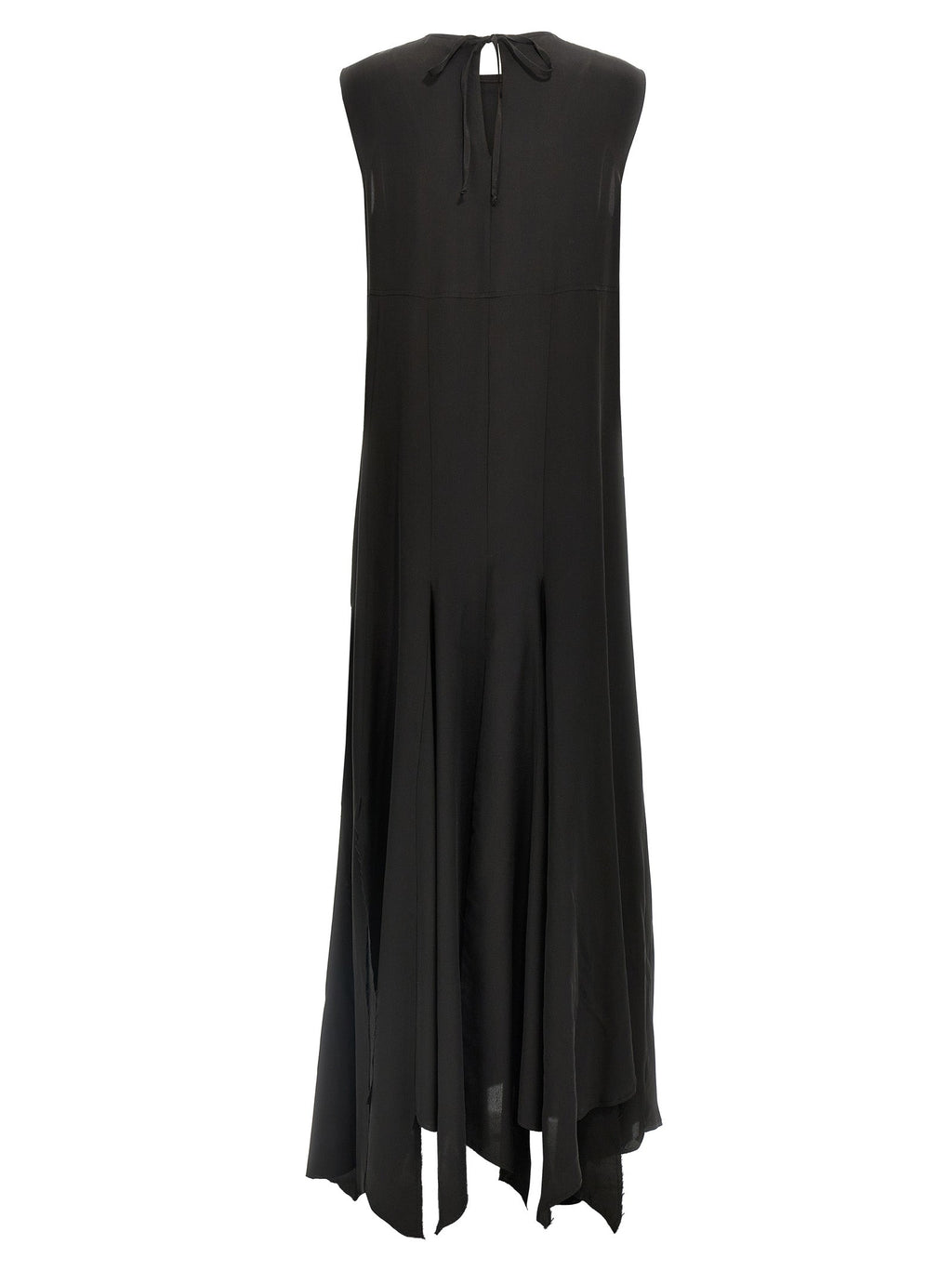 DI.LA3 PARI' Black Silk Long Dress