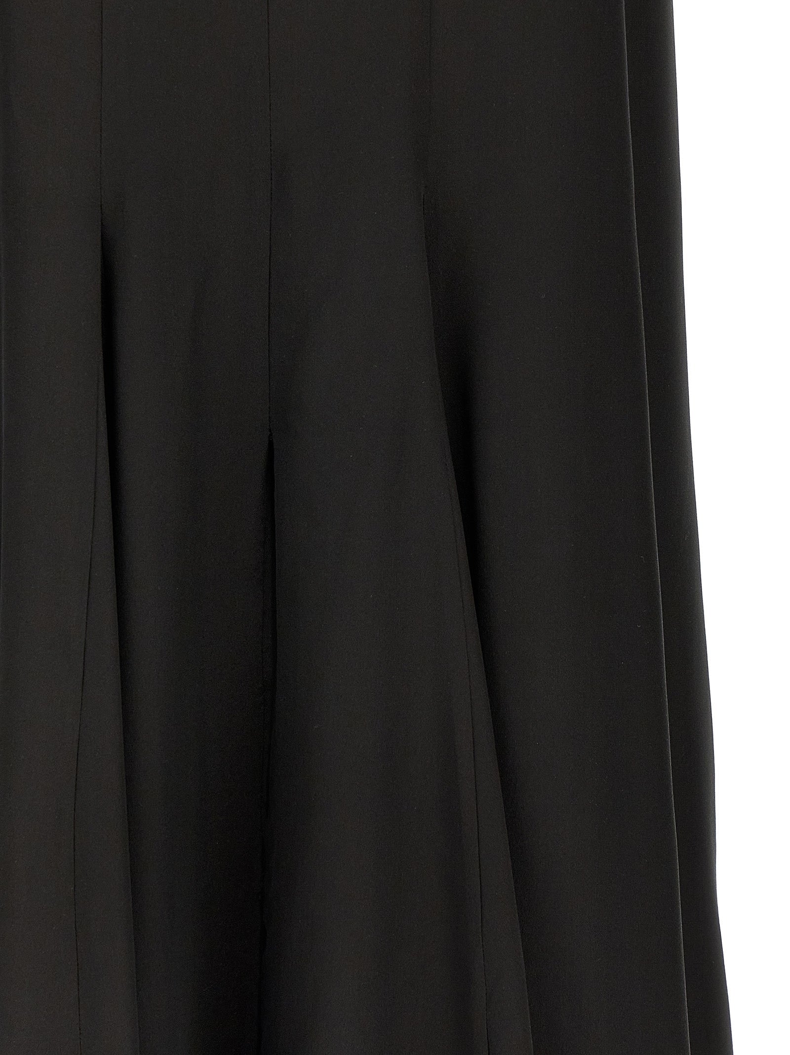 DI.LA3 PARI' Black Silk Long Dress