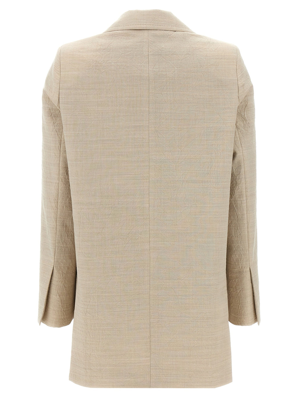 Max Mara Beige Virgin Wool Blazer