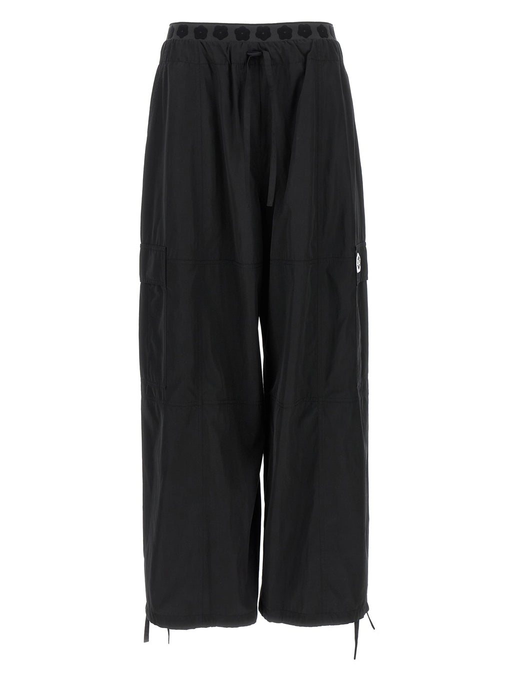 Kenzo Black Polyester Cargo Pants