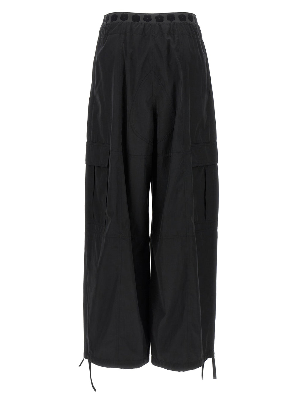 Kenzo Black Polyester Cargo Pants