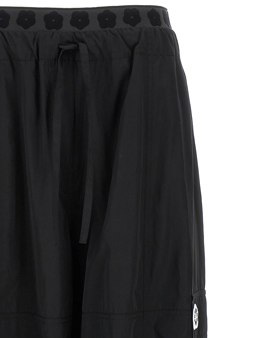 Kenzo Black Polyester Cargo Pants