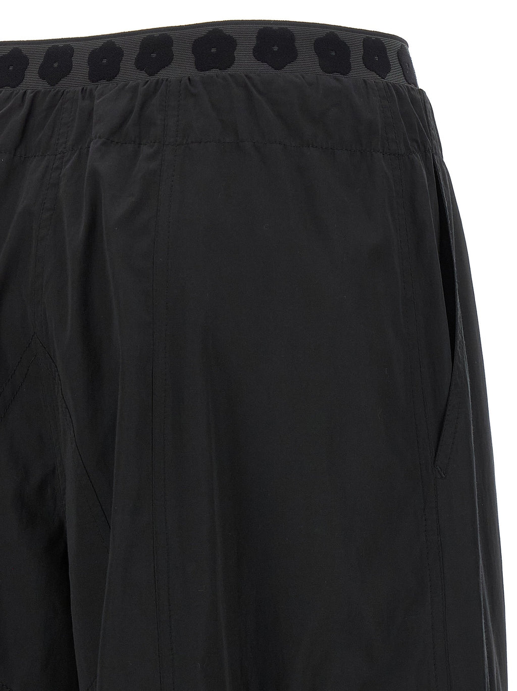 Kenzo Black Polyester Cargo Pants
