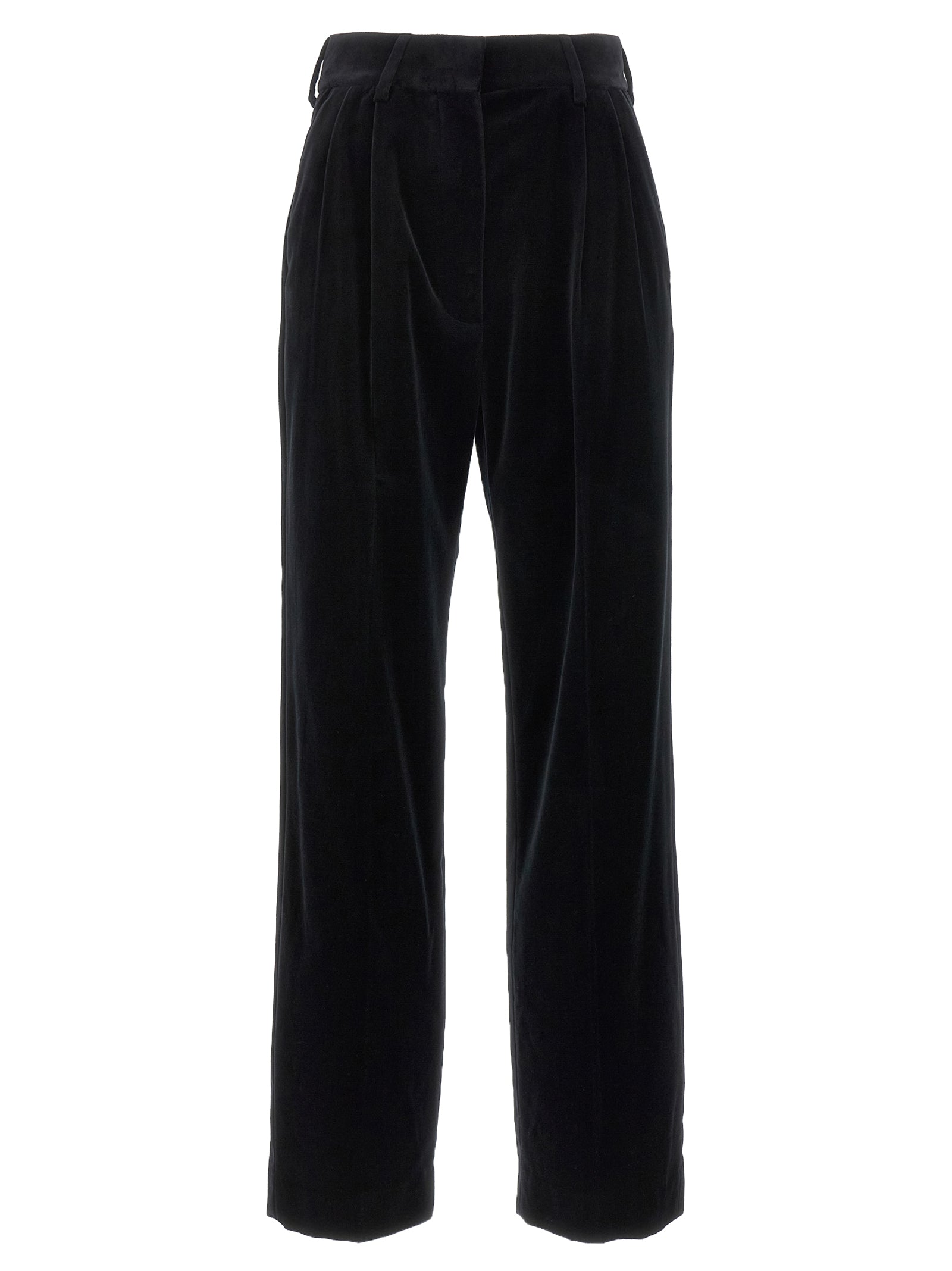 Blazé Milano Black Cotton Dress Pants