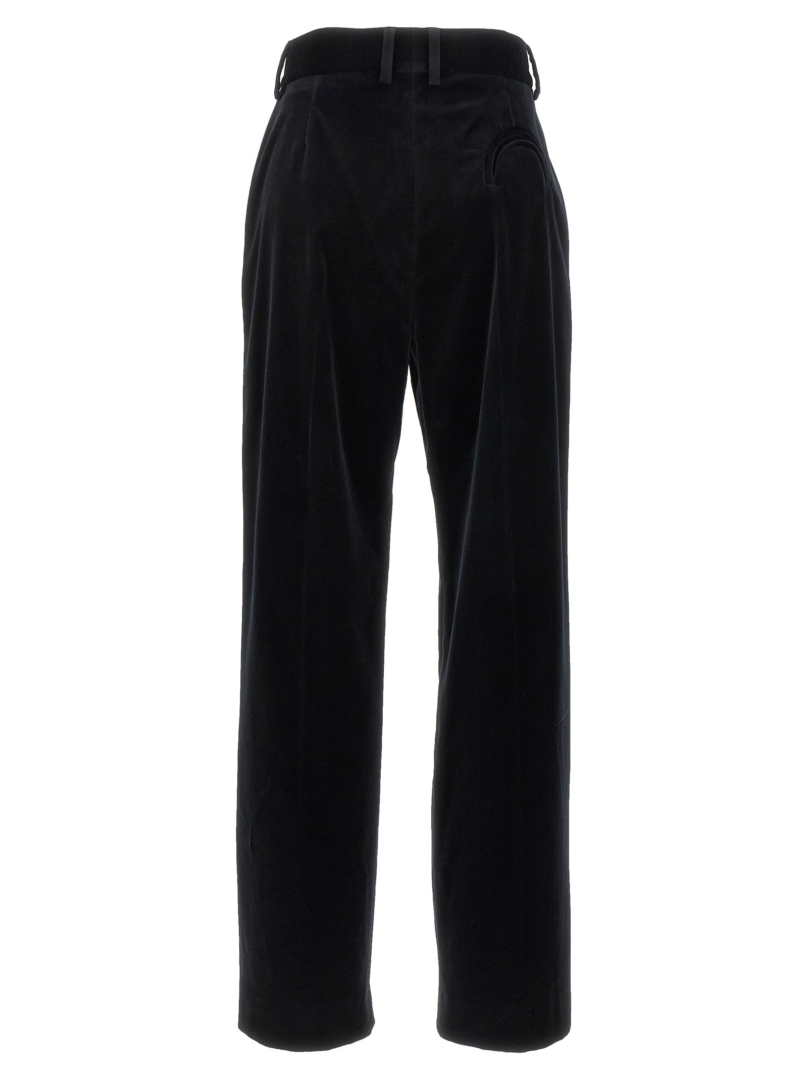 Blazé Milano Black Cotton Dress Pants