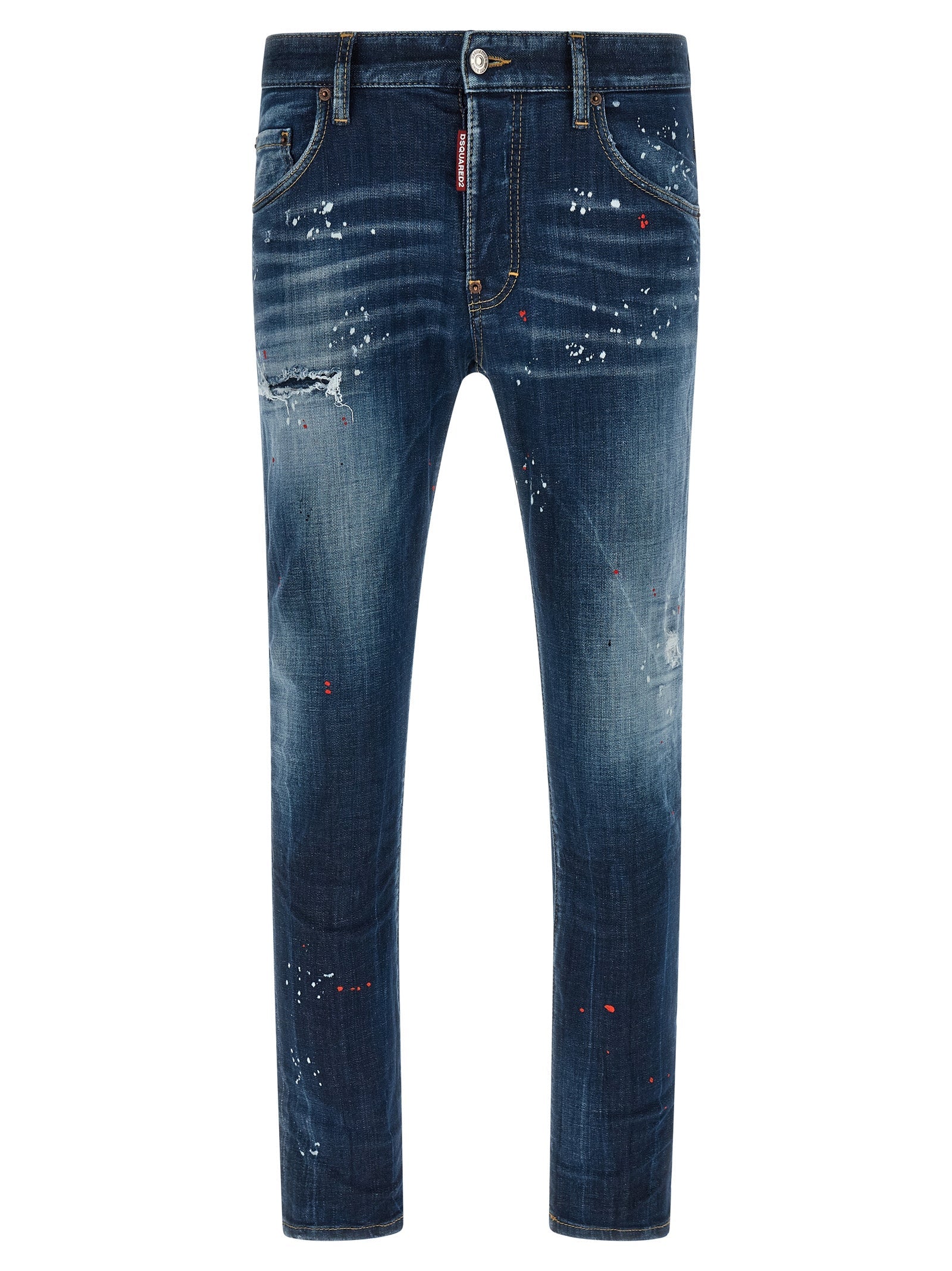 Dsquared² Blue Cotton Jeans Denim