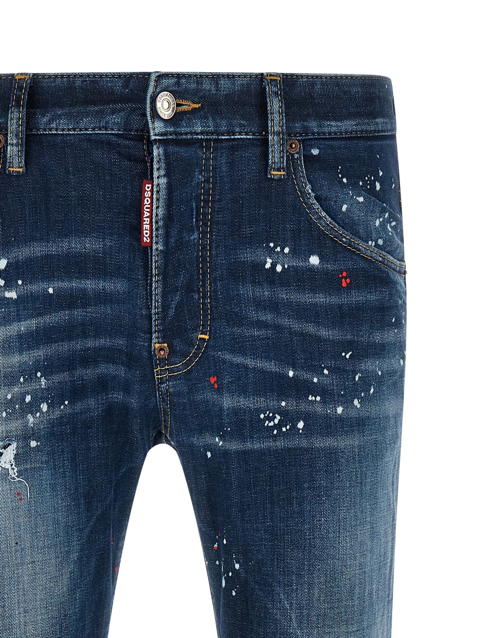 Dsquared² Blue Cotton Jeans Denim