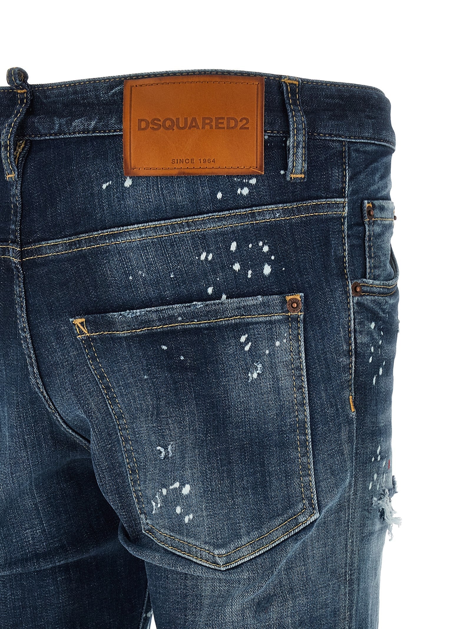 Dsquared² Blue Cotton Jeans Denim