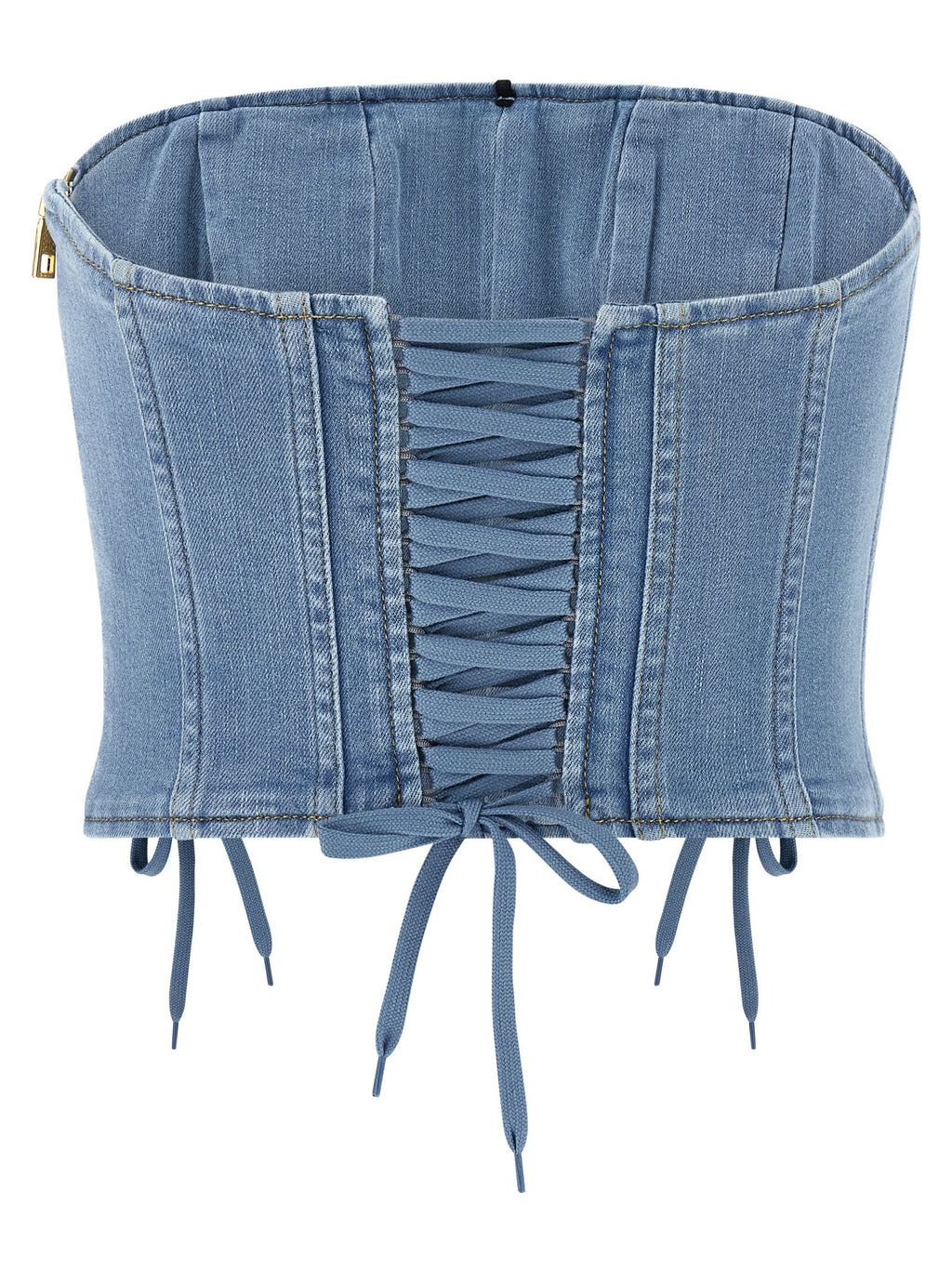 Elisabetta Franchi Blue Cotton Blouse
