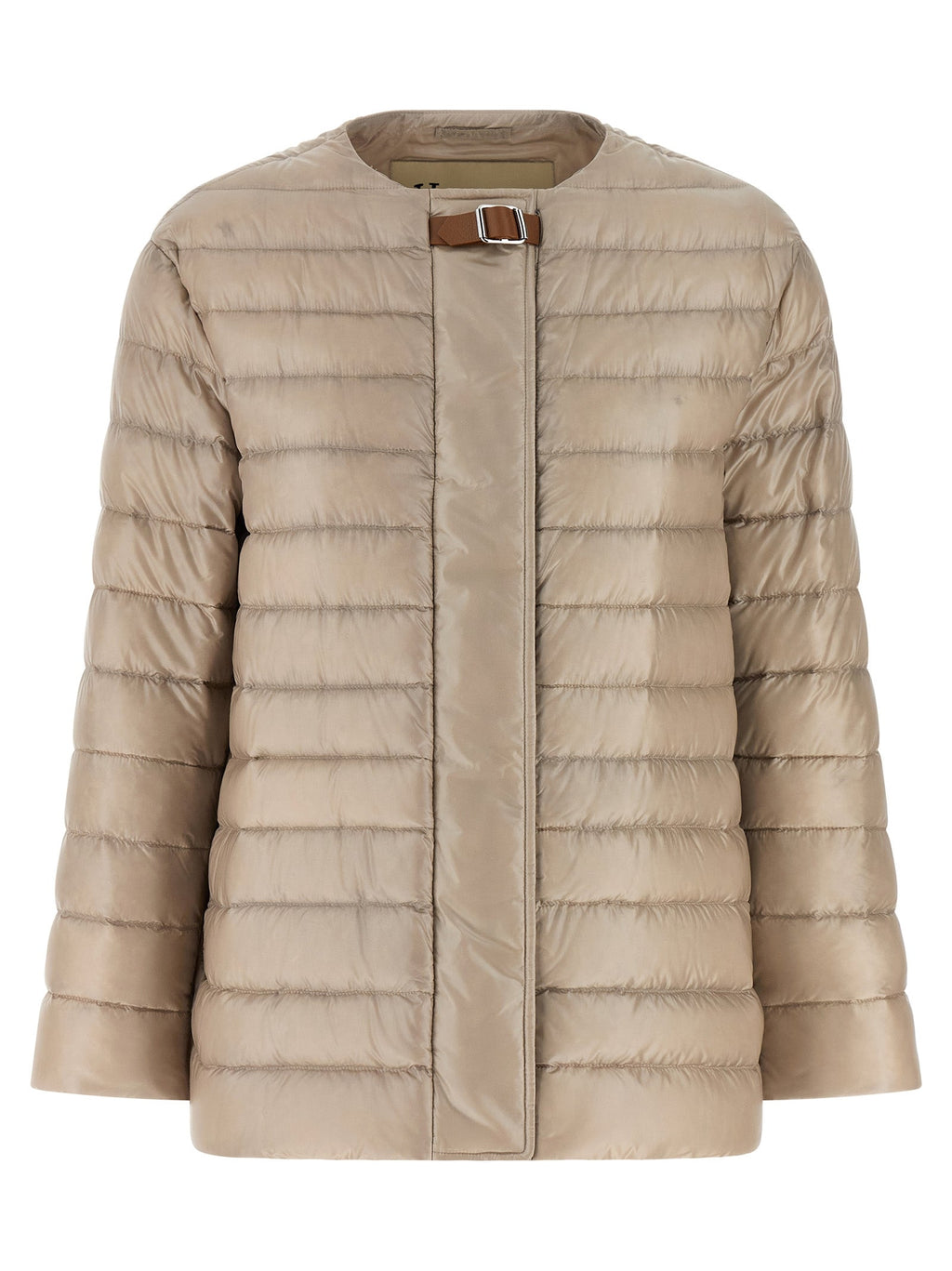 Herno Beige Polyamide Full-Length Jacket