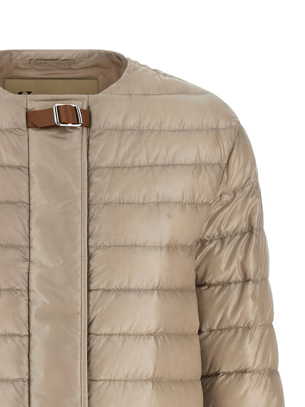 Herno Beige Polyamide Full-Length Jacket