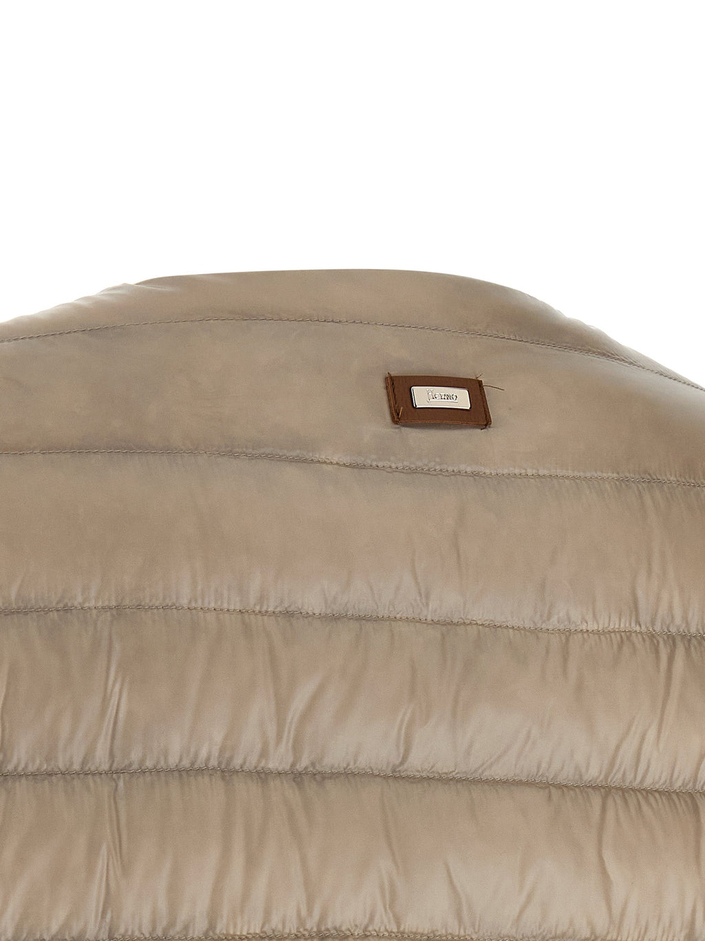 Herno Beige Polyamide Full-Length Jacket