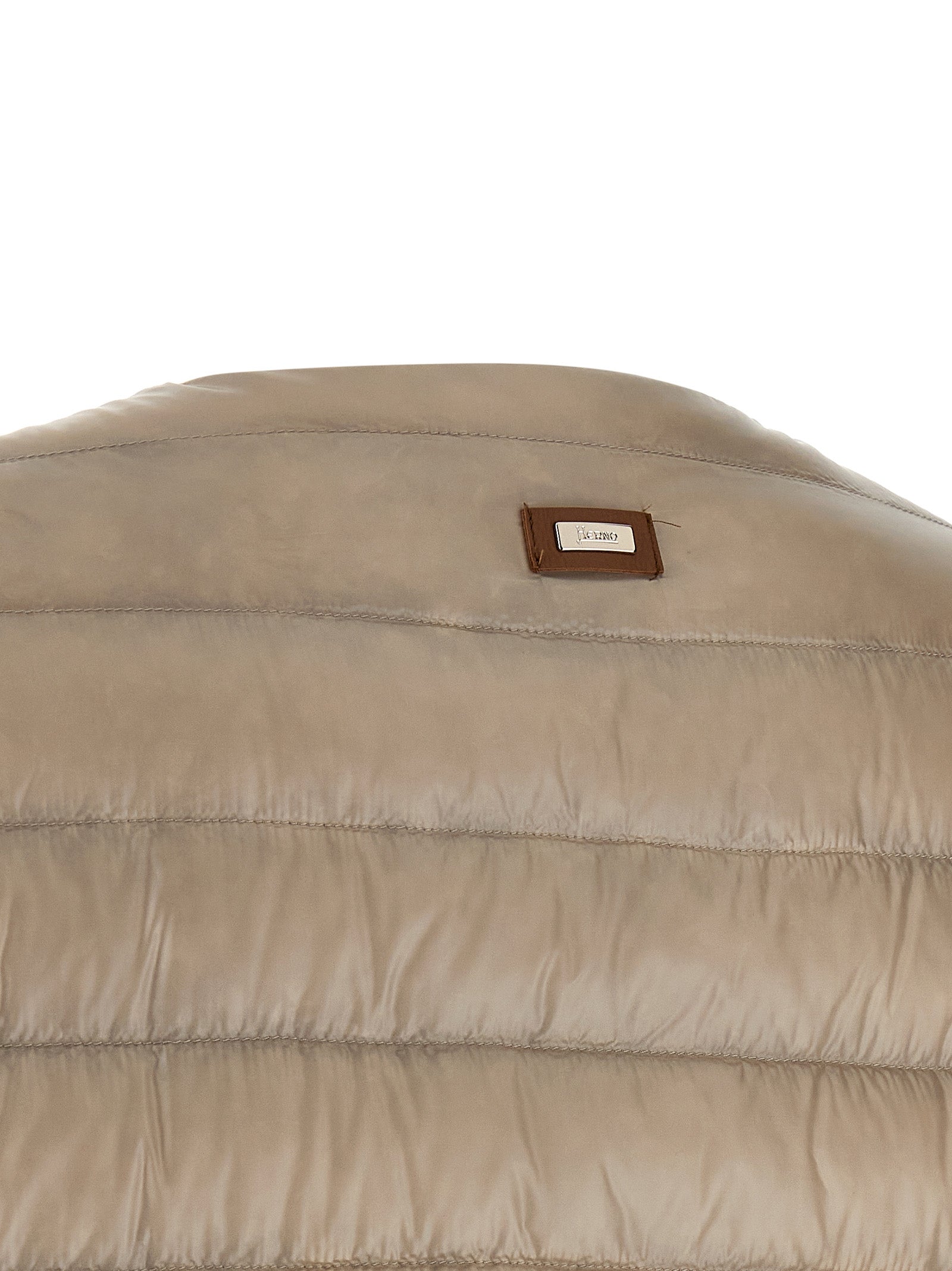Herno Beige Polyamide Full-Length Jacket