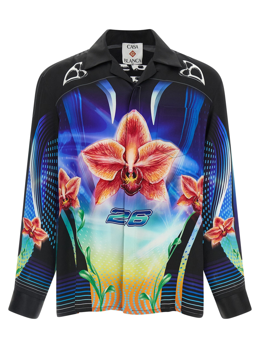 Casablanca Multicolor Silk Blouse