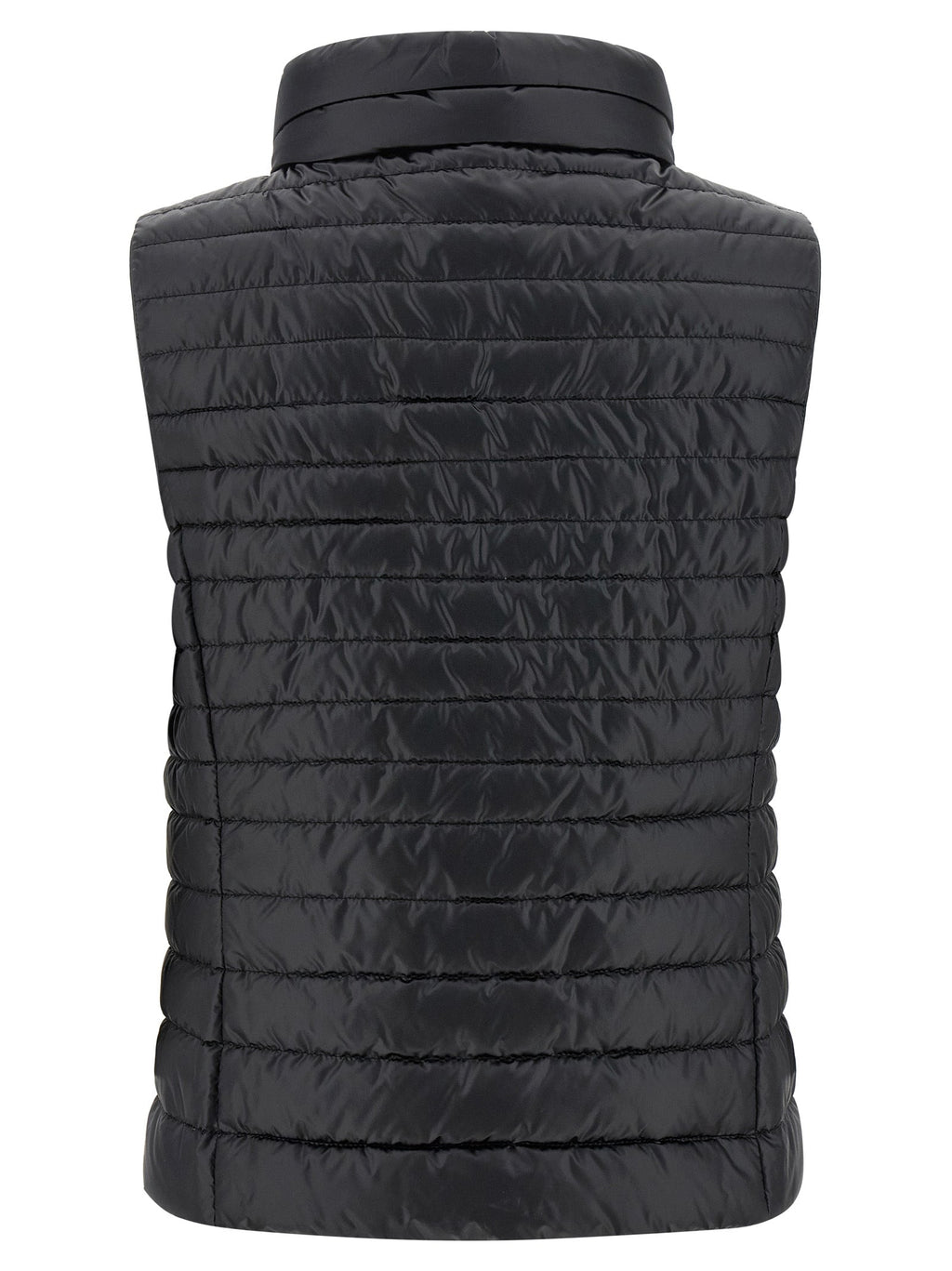 MooRER Black Polyester Sleeveless Jacket