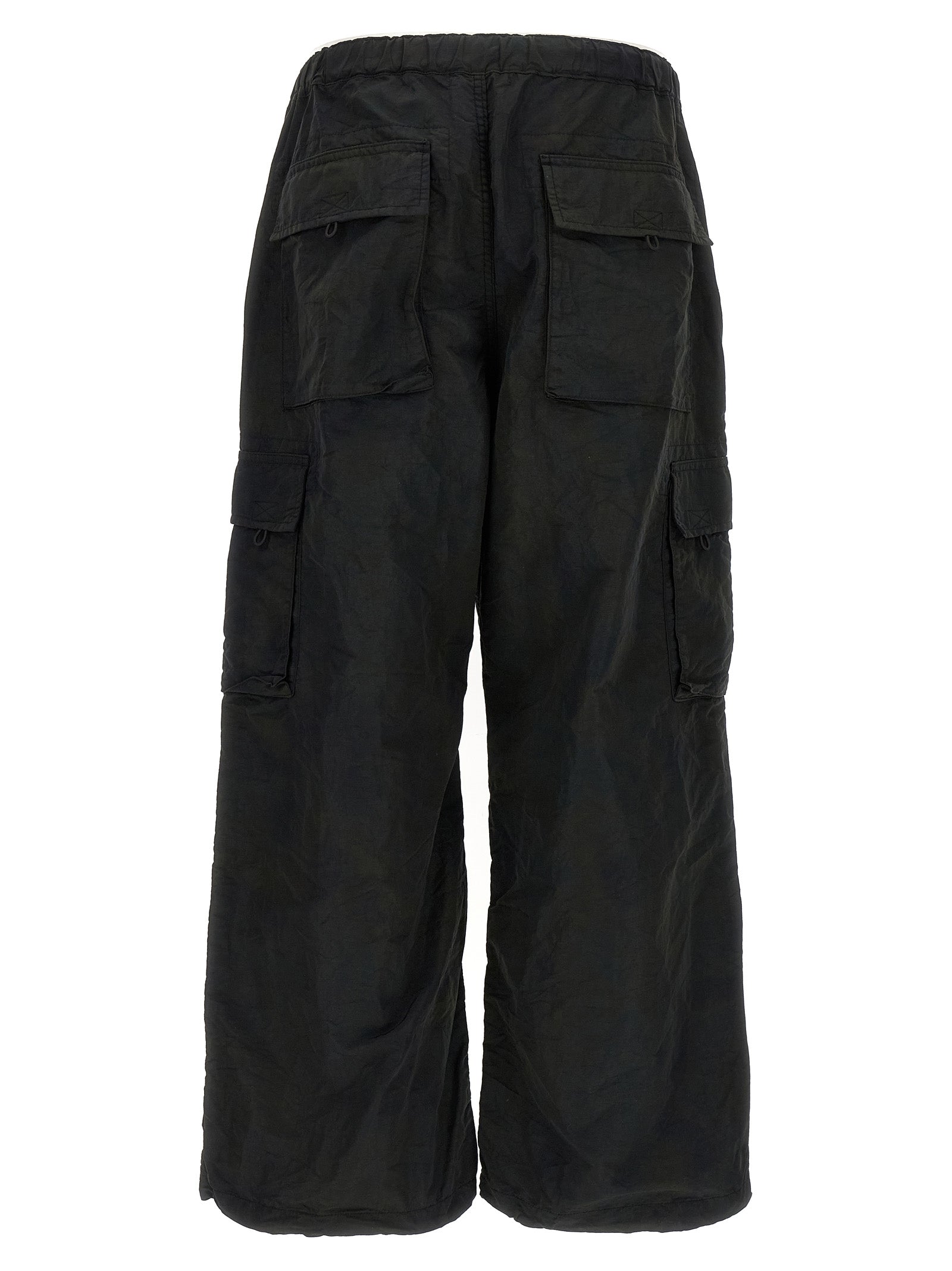 Comme Des Garçons Black Nylon Cargo Pants