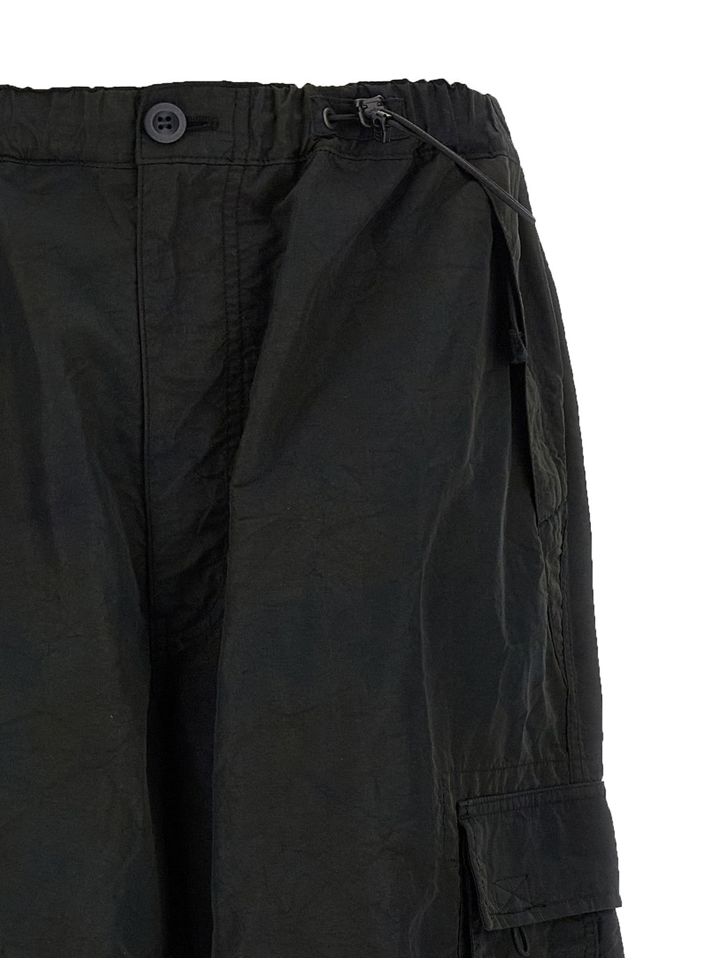 Comme Des Garçons Black Nylon Cargo Pants