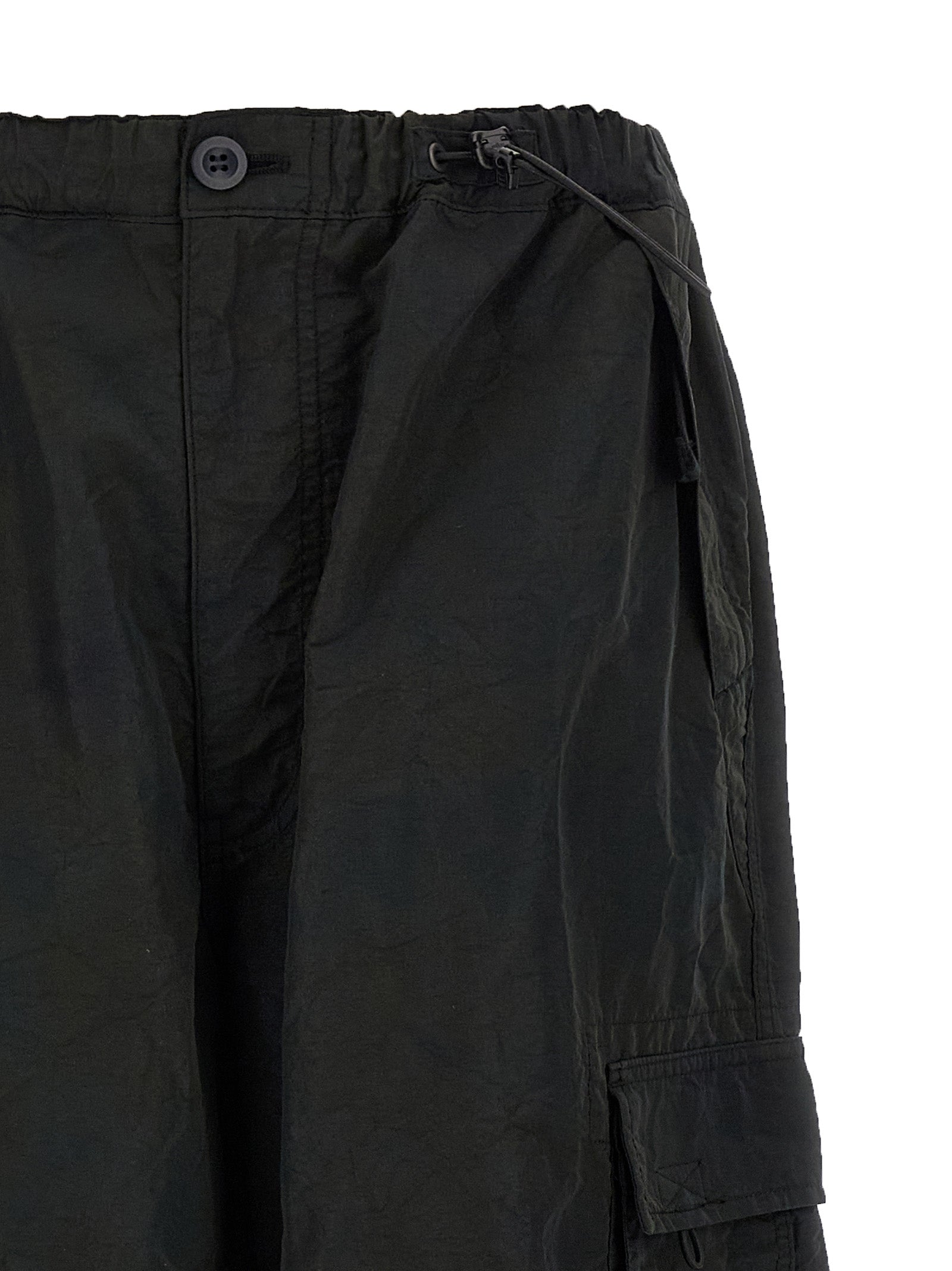 Comme Des Garçons Black Nylon Cargo Pants