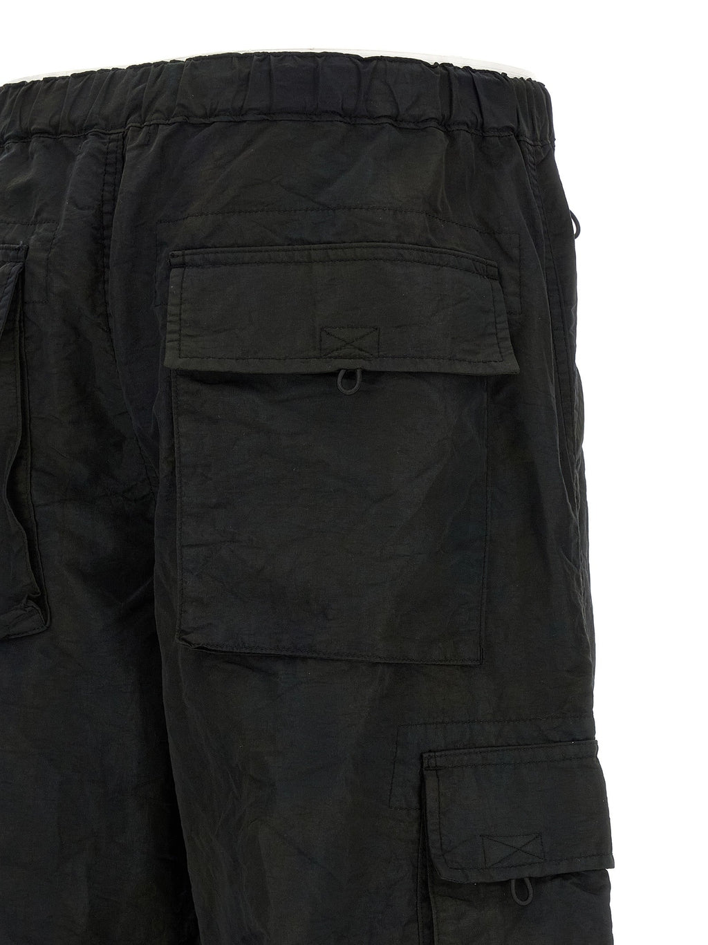 Comme Des Garçons Black Nylon Cargo Pants