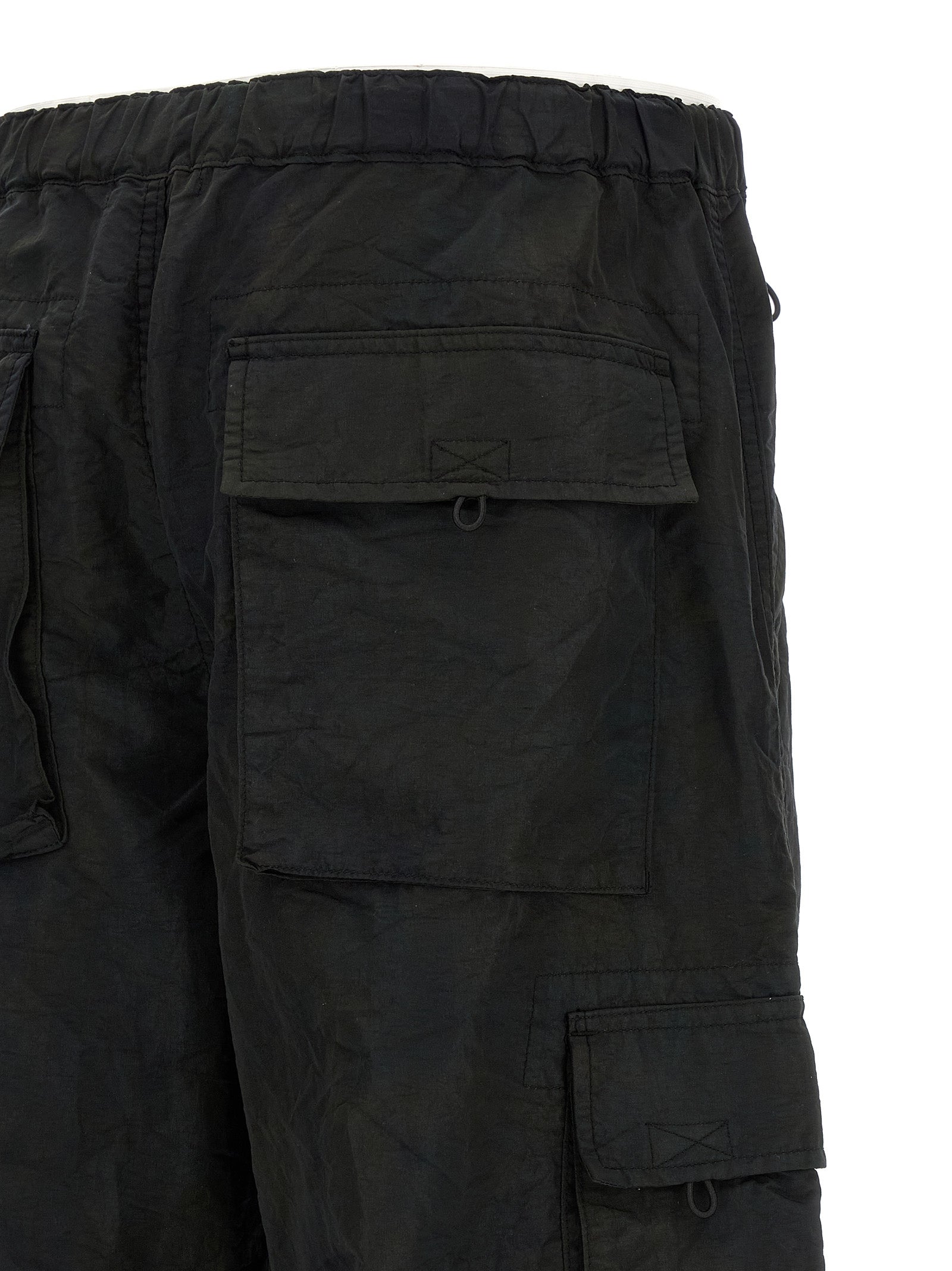 Comme Des Garçons Black Nylon Cargo Pants