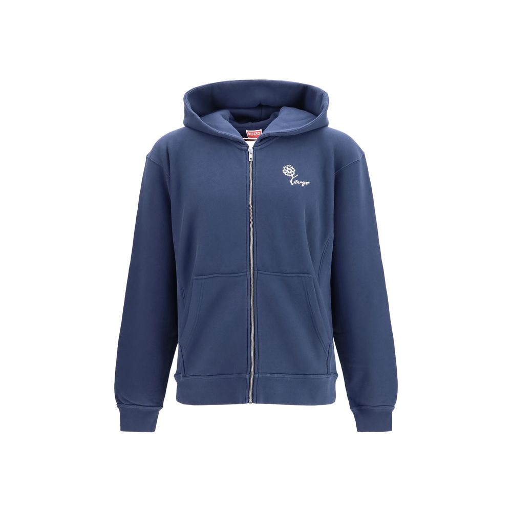 Kenzo Blue Cotton Sweatshirt