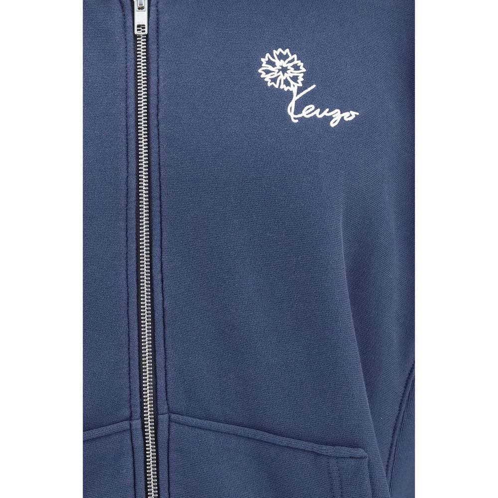 Kenzo Blue Cotton Sweatshirt