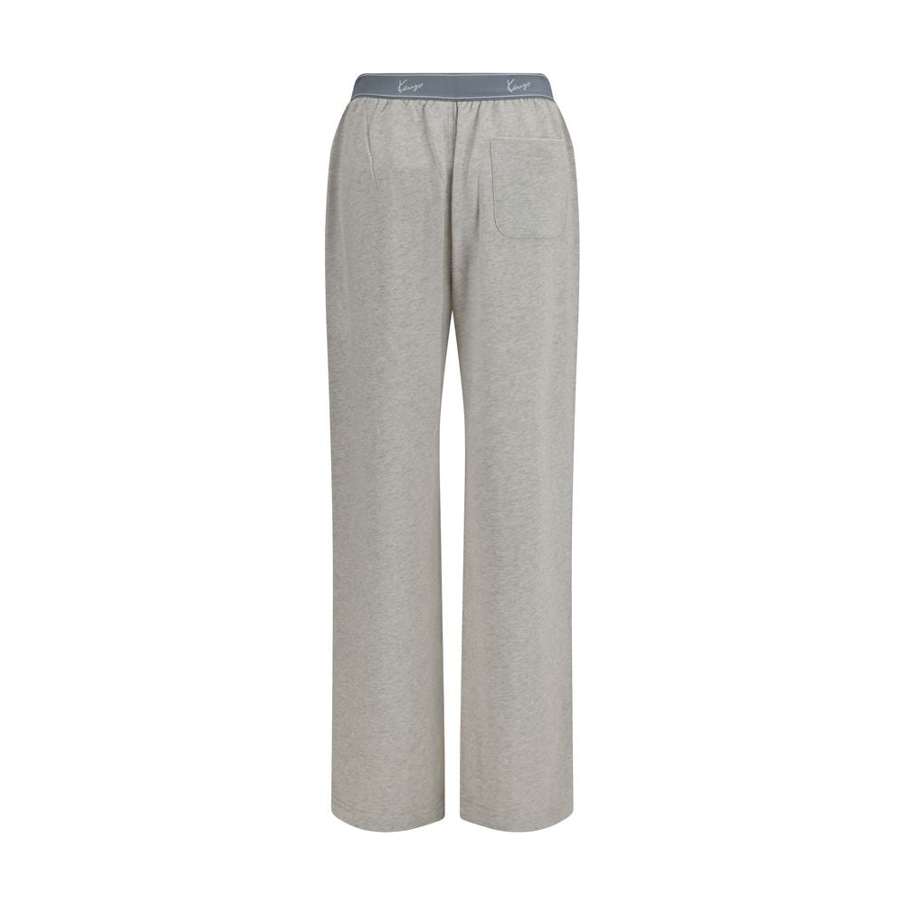 Kenzo Gray Cotton Joggers (Workout Pants)