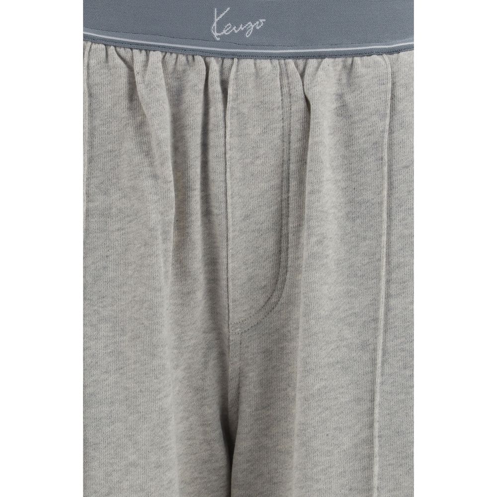 Kenzo Gray Cotton Joggers (Workout Pants)