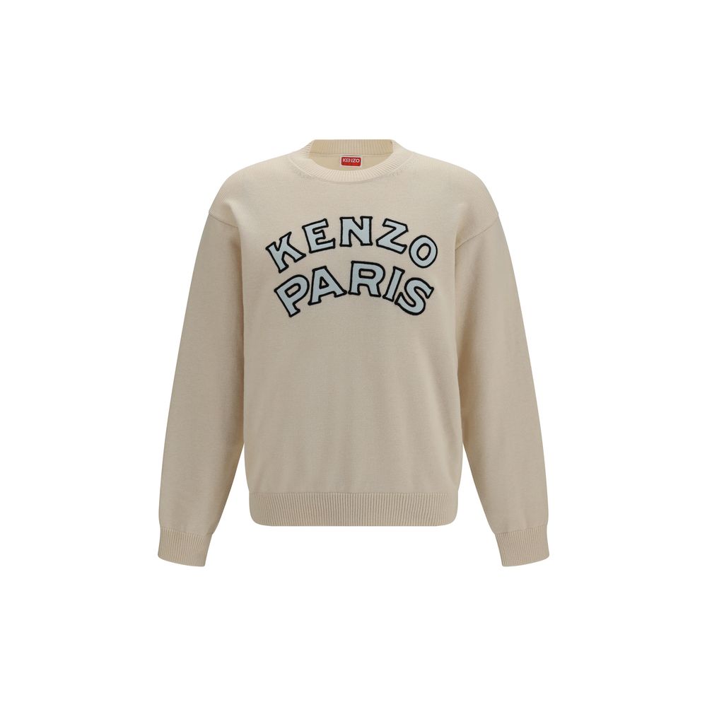 Kenzo Beige Wool Oves Aries Sweatshirt