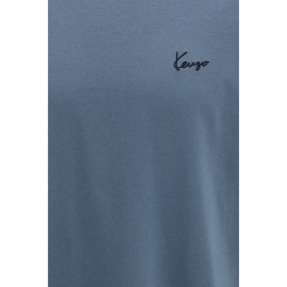 Kenzo Blue Cotton T-Shirt
