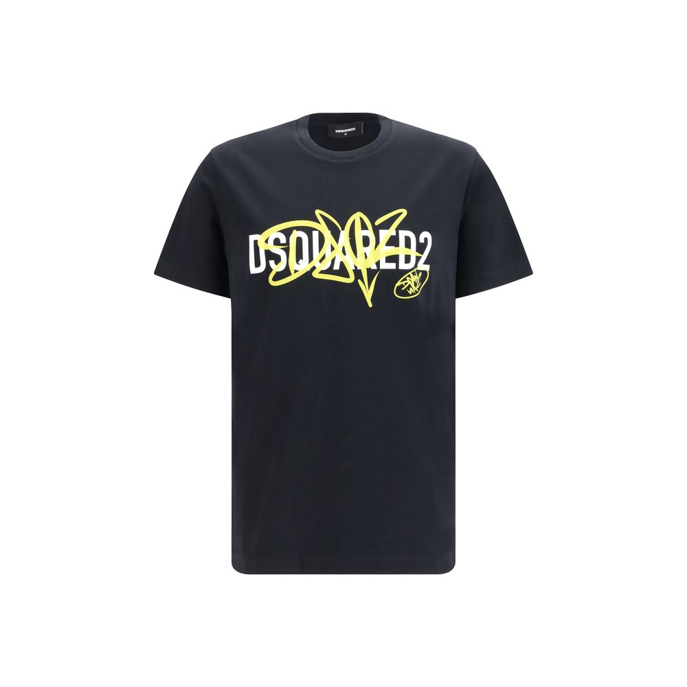 Dsquared² Black Cotton T-Shirt