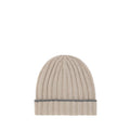 Brunello Cucinelli Beige Cashmere Beanie