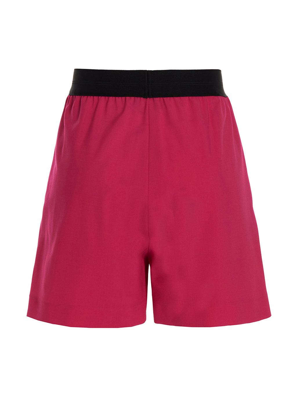 MSGM Fuchsia Virgin Wool Bermuda Shorts