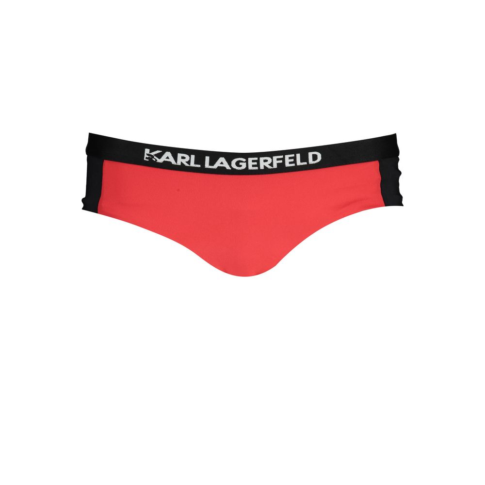 Karl Lagerfeld Rosso Poliammide Women Swim Brief