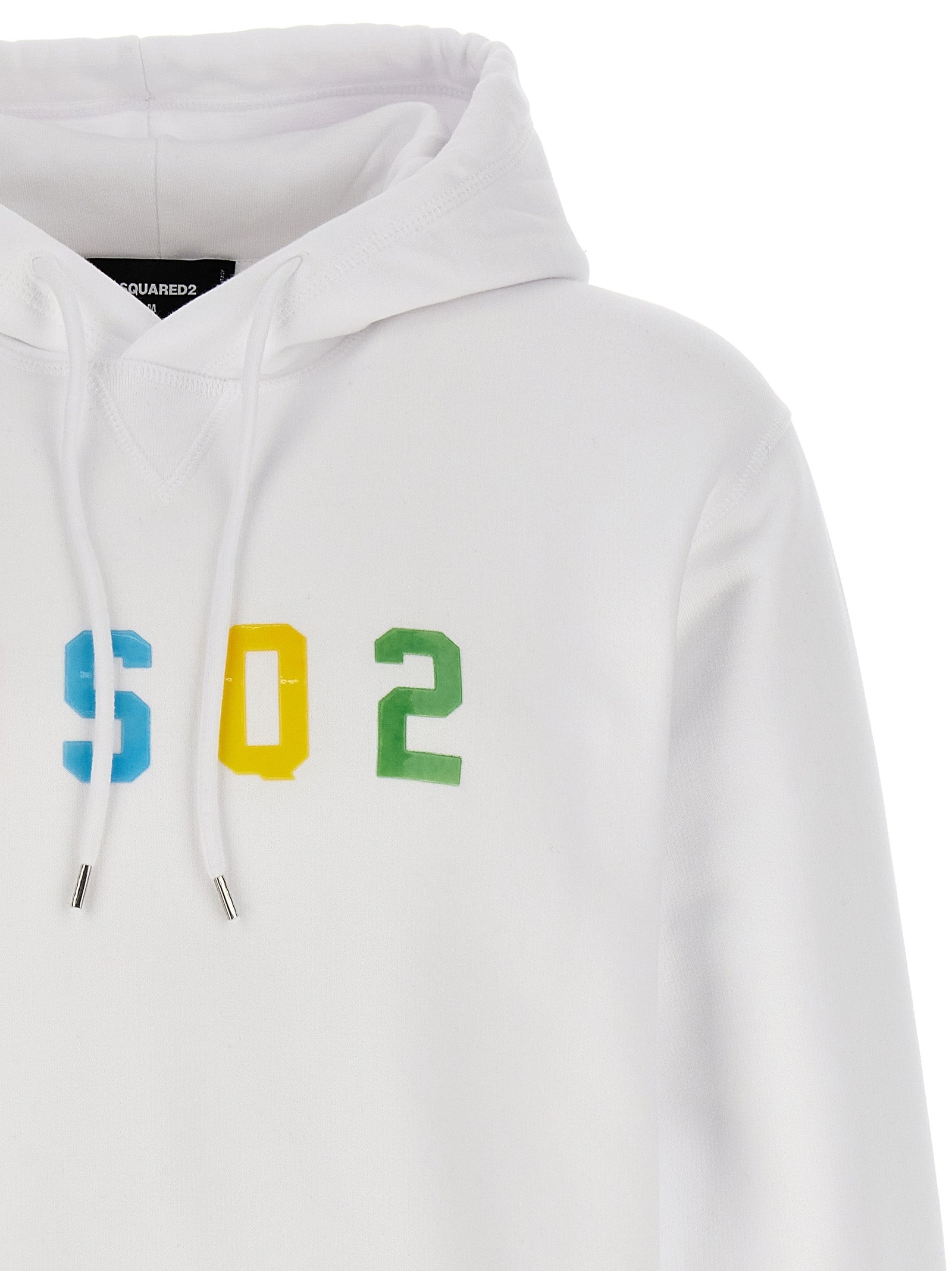 Dsquared² White Cotton Sweatshirt