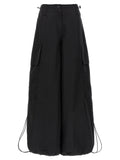 Palm Angels Black Polyamide Casual Pants