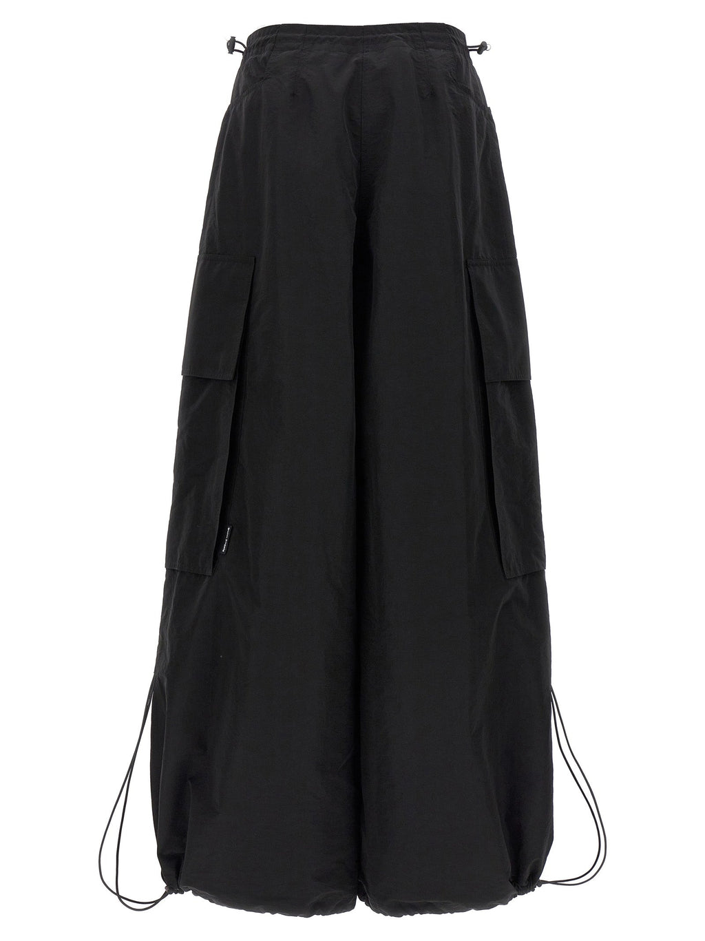 Palm Angels Black Polyamide Casual Pants