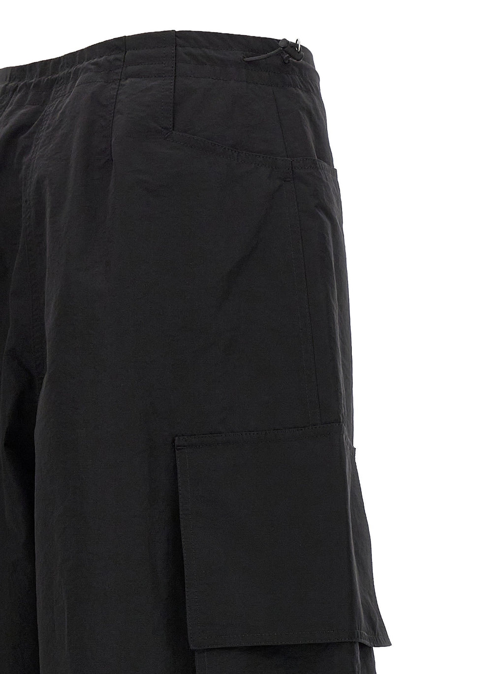 Palm Angels Black Polyamide Casual Pants