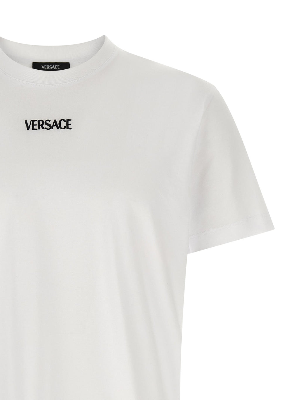 Versace White Cotton T-Shirt