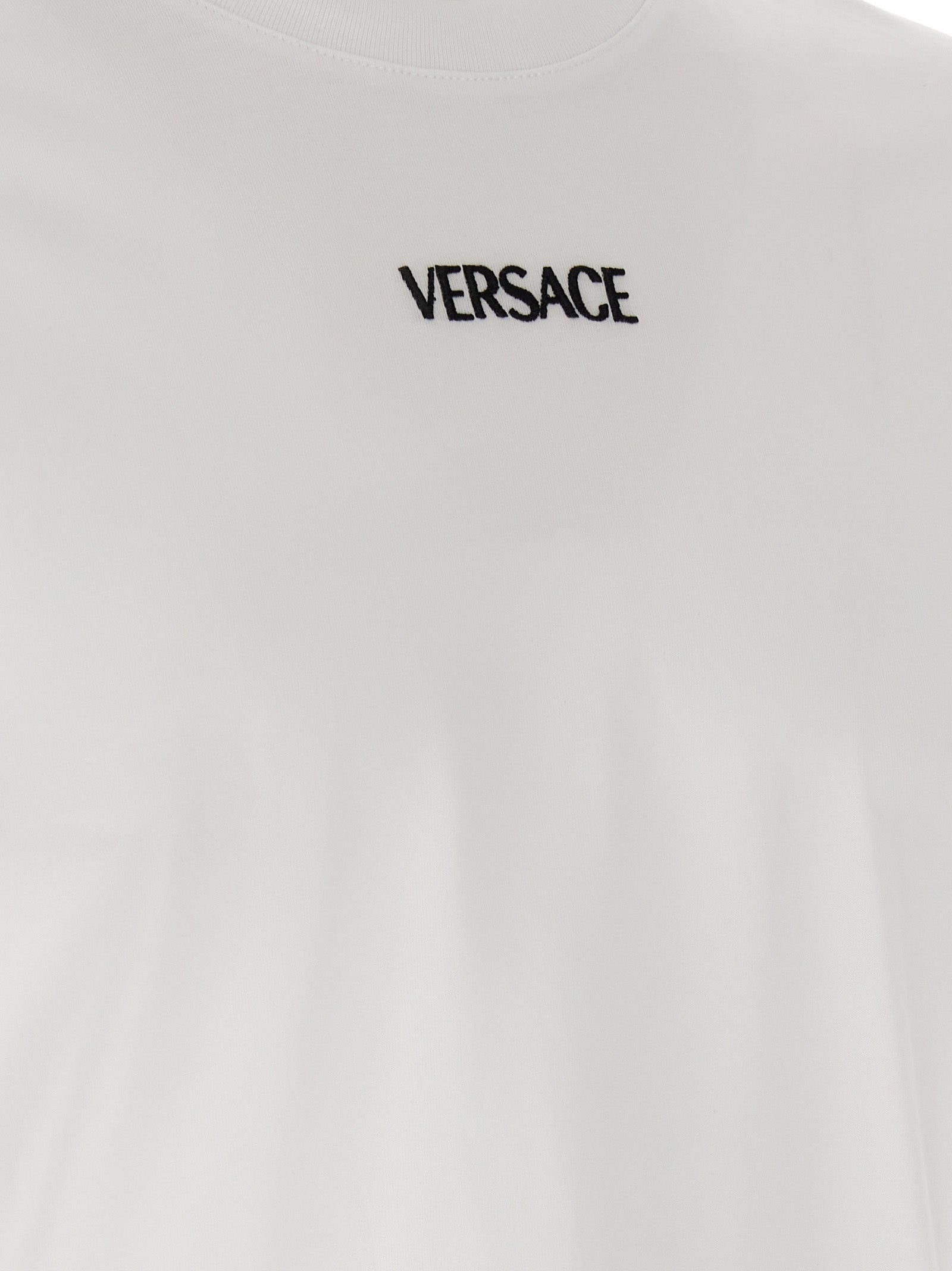 Versace White Cotton T-Shirt